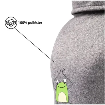 Polo Malha Sapo Cinza Fabrica Pet poliester